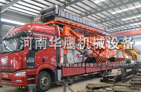 福建客戶舉升17米高空壓瓦機(jī)一臺(tái)