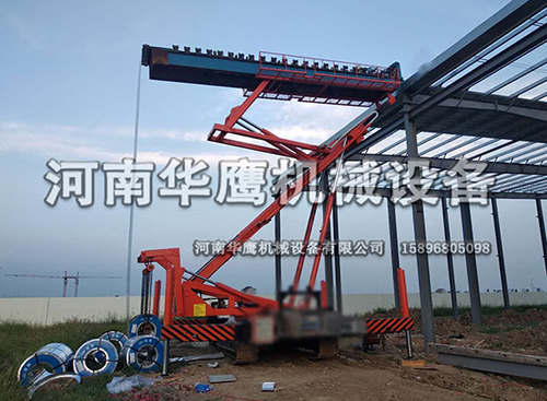 廣州履帶式舉升23米高空制瓦車一臺(tái)